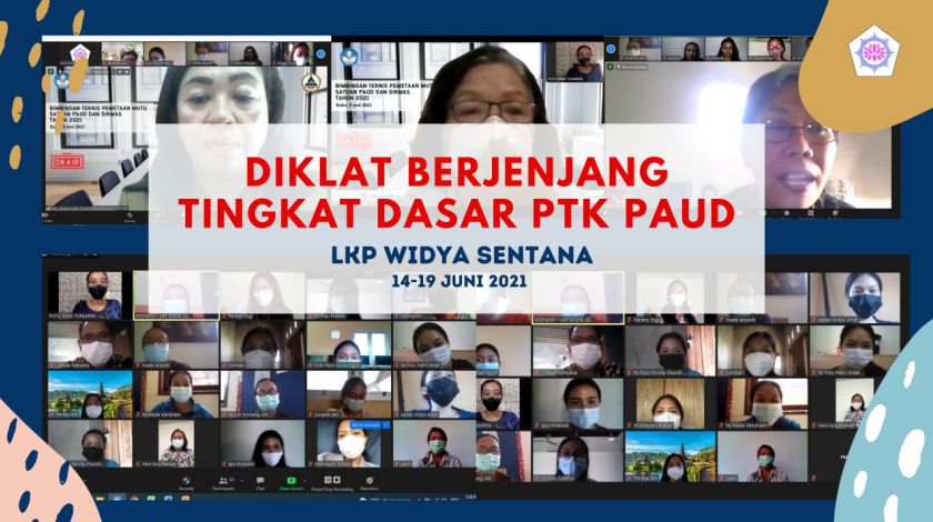 LKP WIDYA SENTANA MENYELENGGARAKAN DIKLAT BERJENJANG  TINGKAT DASAR BAGI PTK PAUD